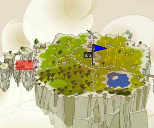 Carte position du puits [3,3]