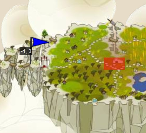 Carte retour position -1,3